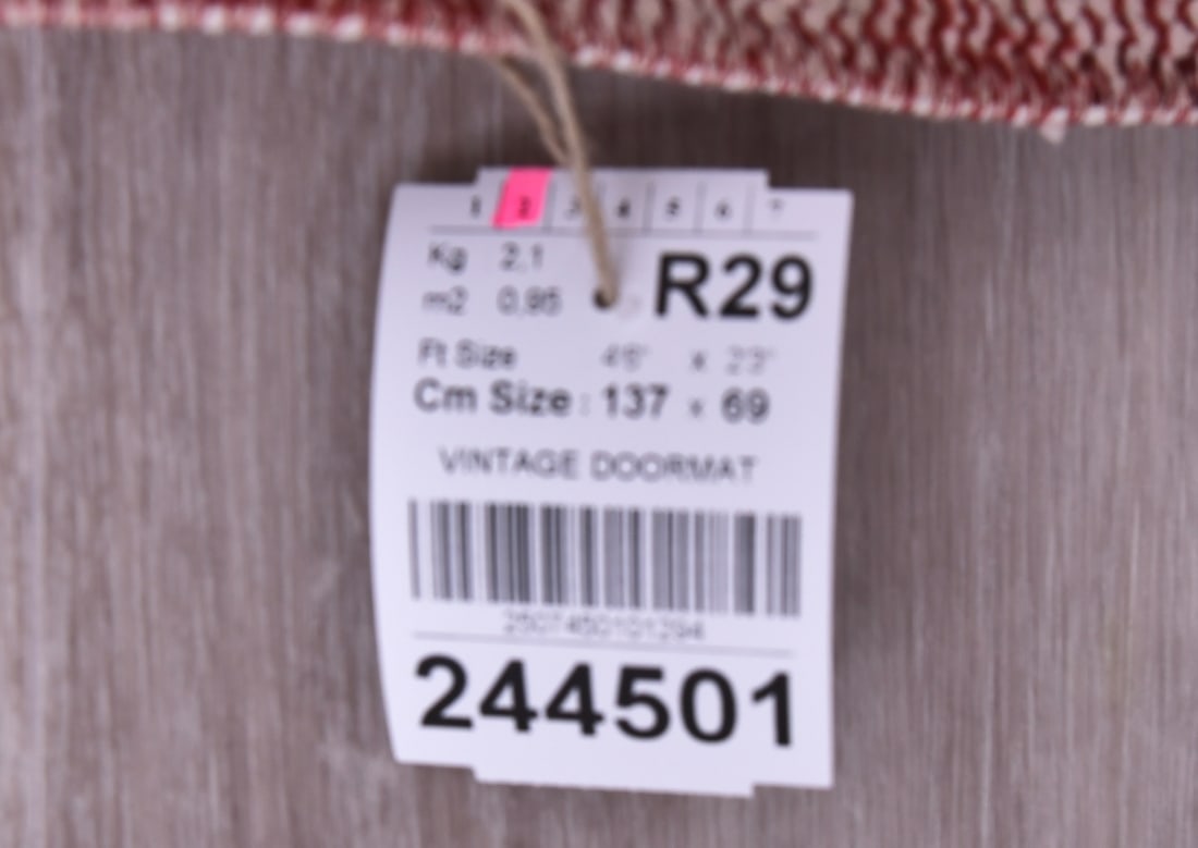 1'11'' x 3'3'' Handmade Vintage Wool Rug - 244498 - 9