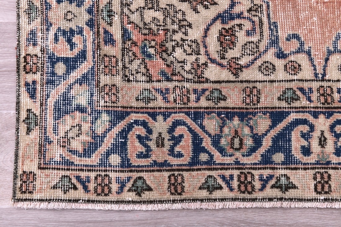 3'8'' x 6'8'' Handmade Vintage Wool Rug - 244428 - 9