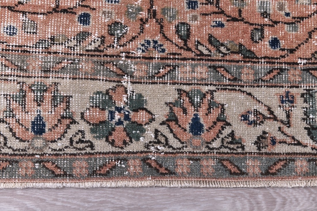 3'8'' x 6'10'' Handmade Vintage Wool Rug - 244414 - 10