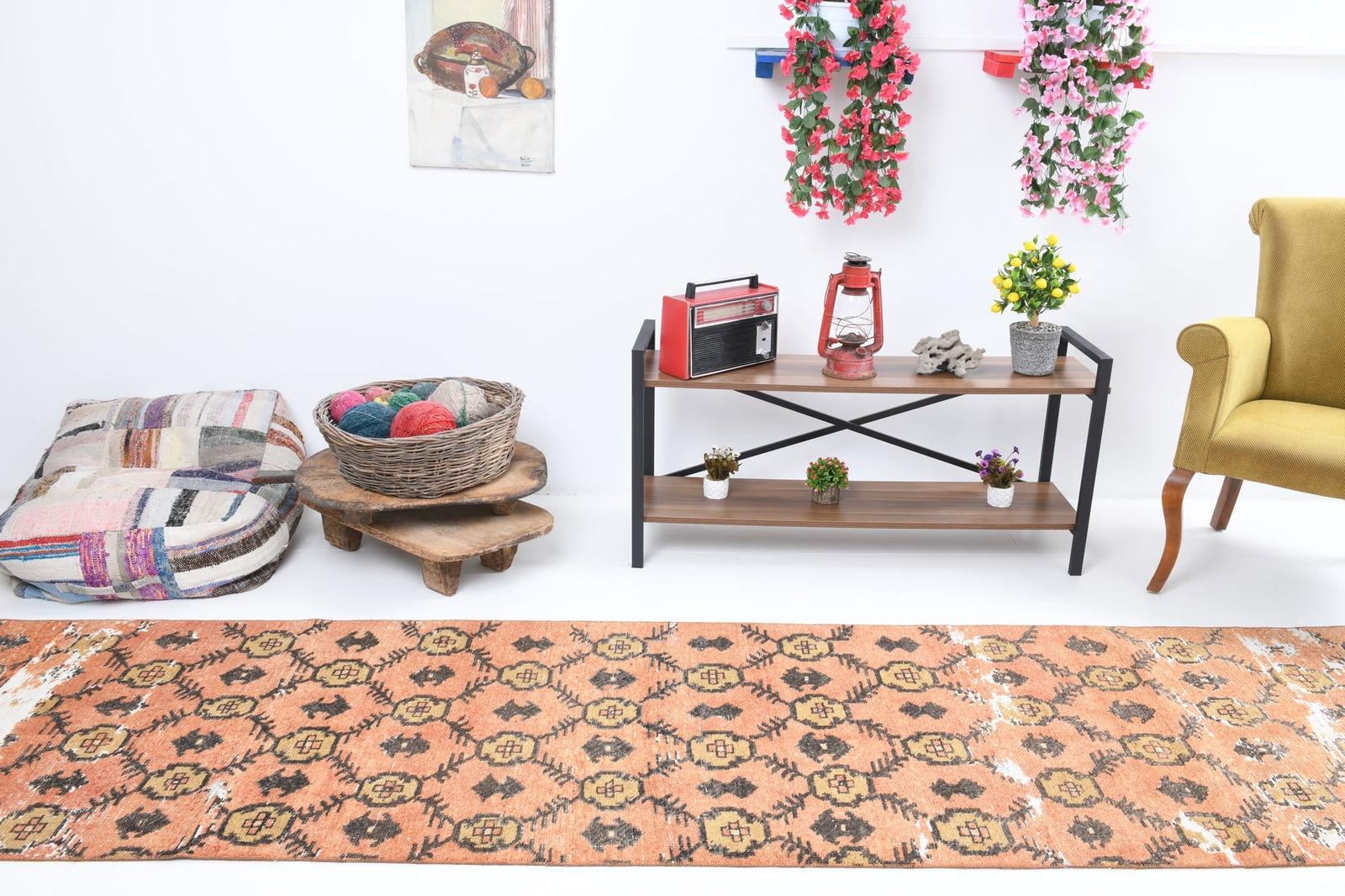 2'9'' x 11'5'' Turkish Vintage Runner Rug - 7266 - 3