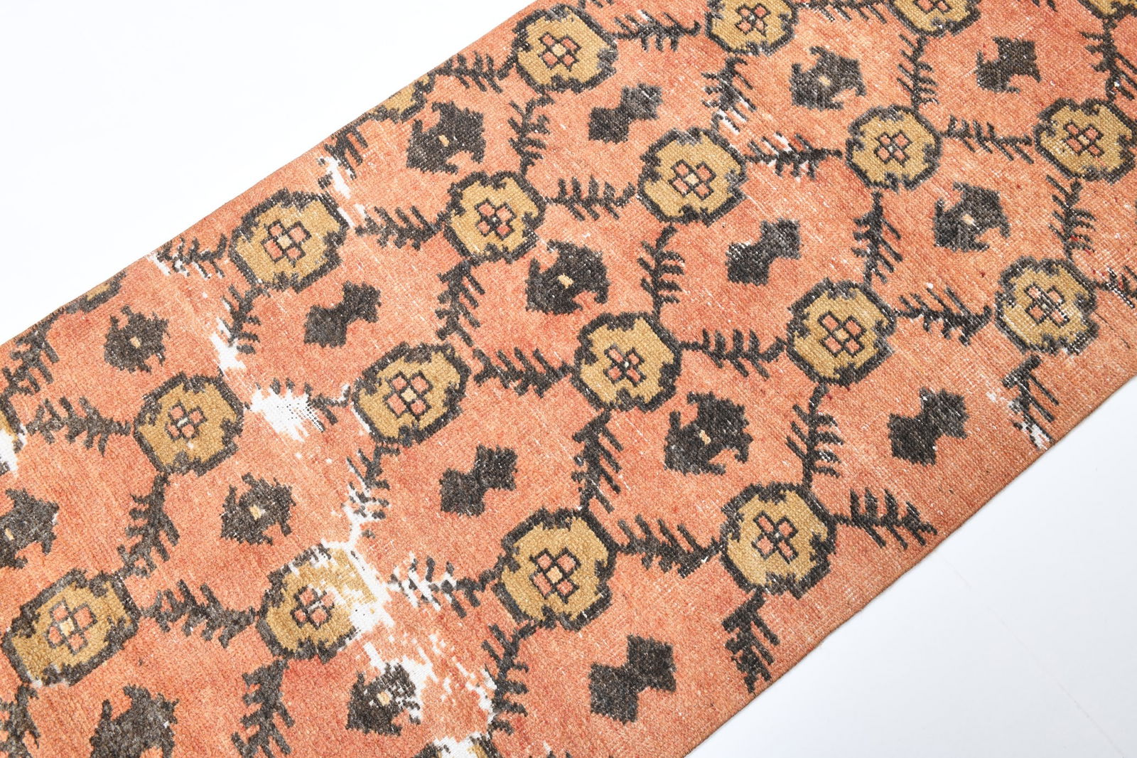 2'9'' x 11'5'' Turkish Vintage Runner Rug - 7266 - 7