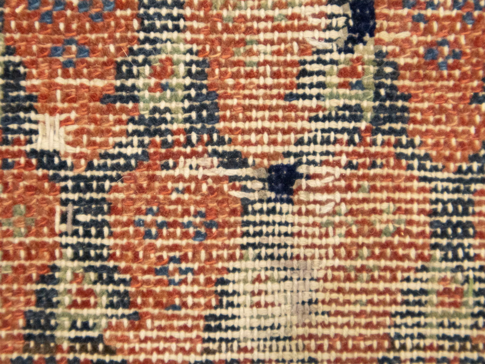 Antique Orange-red Tribal 5X9'7 Malayer Persian Runner Rug - 3