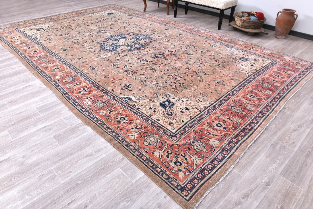 9'10'' x 16'2'' Unique Handmade Vintage Rug - 242585 - 3