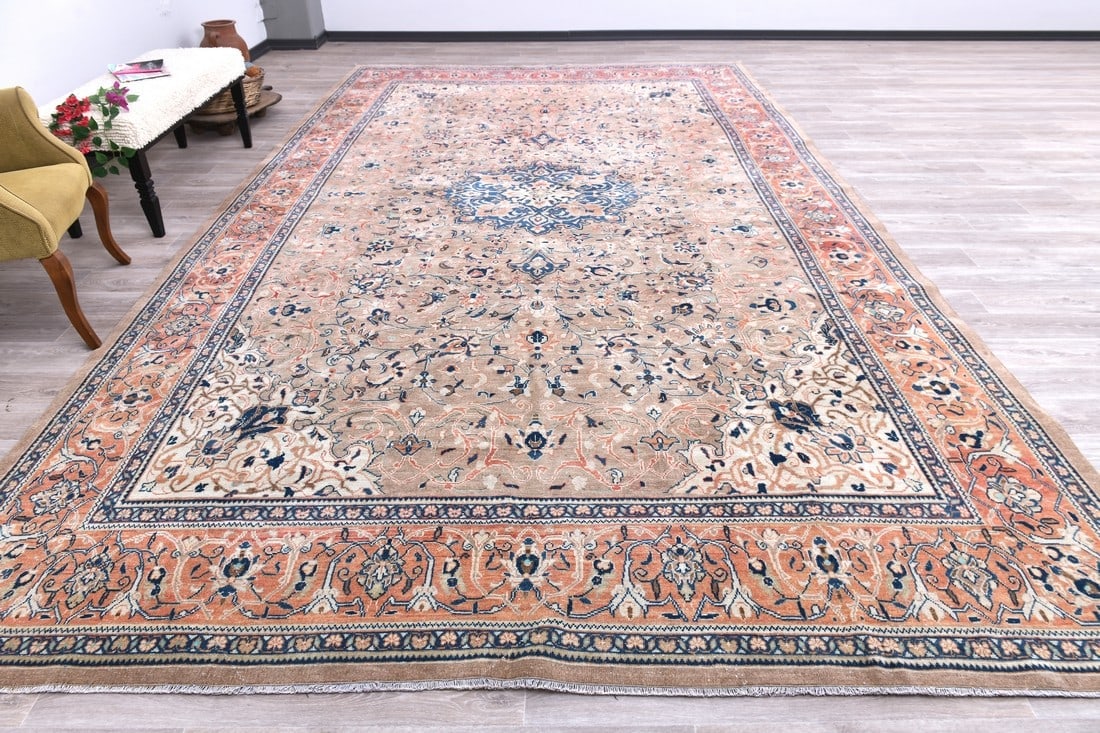 9'10'' x 16'2'' Unique Handmade Vintage Rug - 242585 - 4