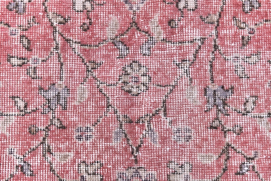 6'4'' x 9'0'' Handmade Vintage Wool Rug - 244494 - 8