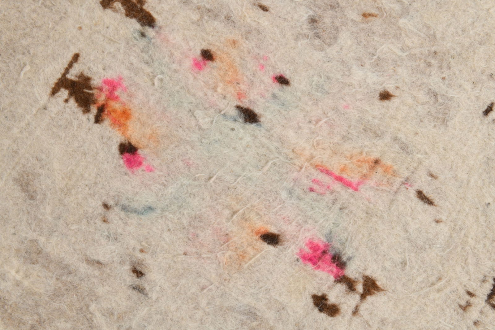 2'7'' x 9'6'' Vintage Felt Rug in Wool - 19988 - 10