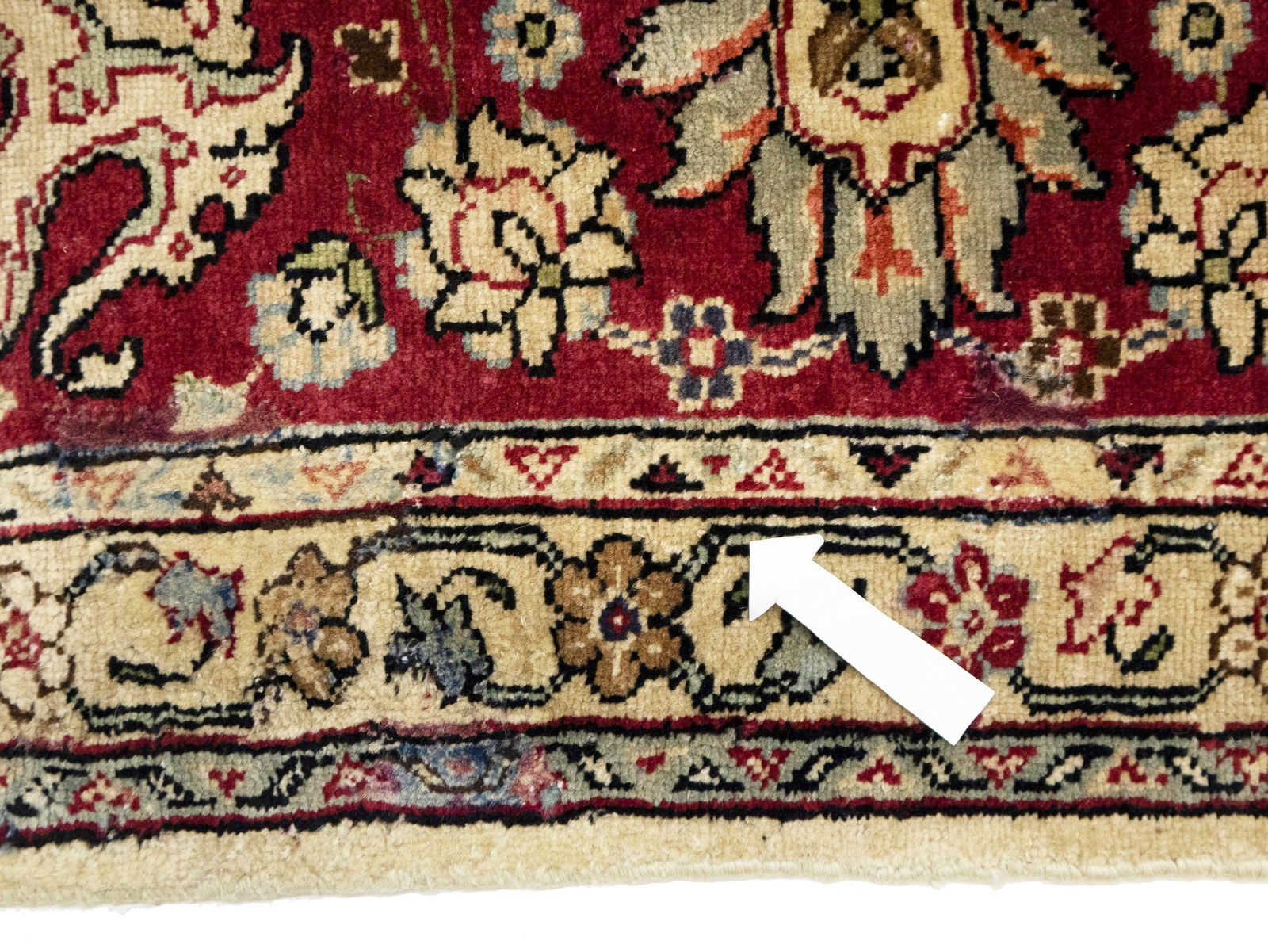 Semi Antique Floral Traditional 9X11'6 Vintage Oriental Rug - 13