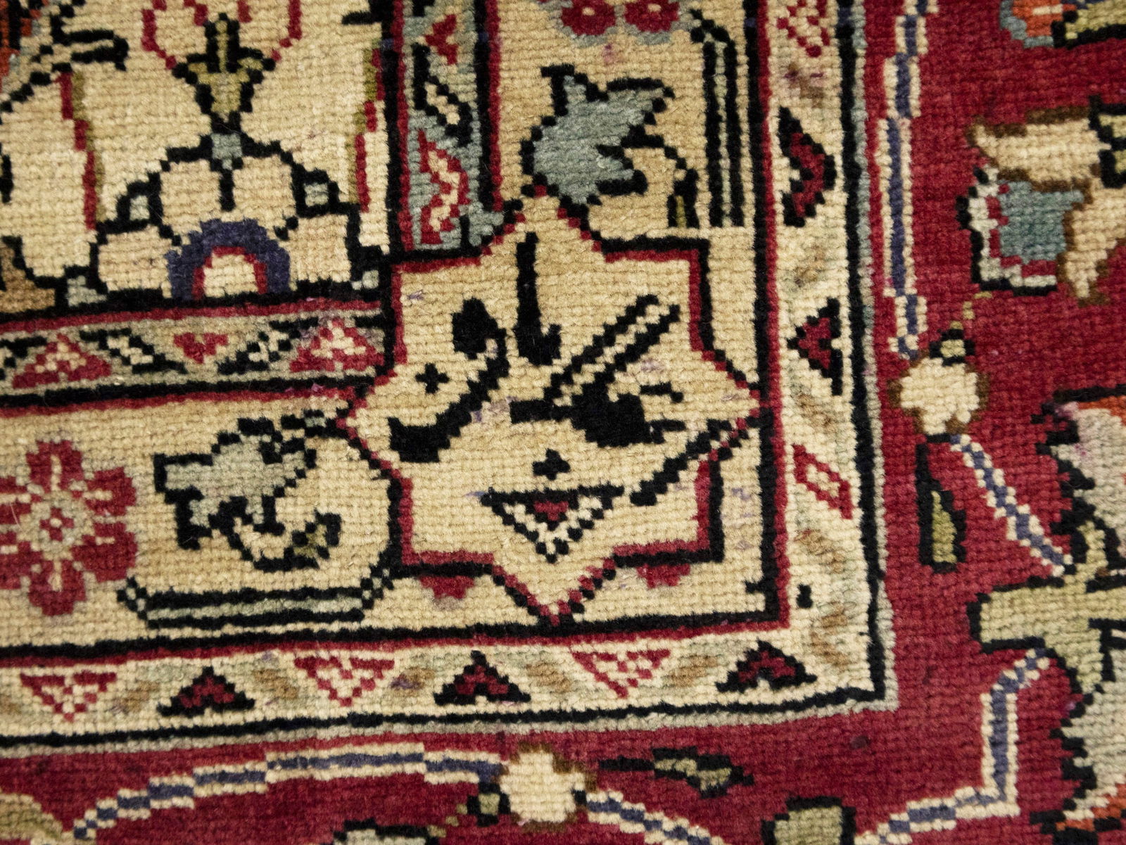 Semi Antique Floral Traditional 9X11'6 Vintage Oriental Rug - 17