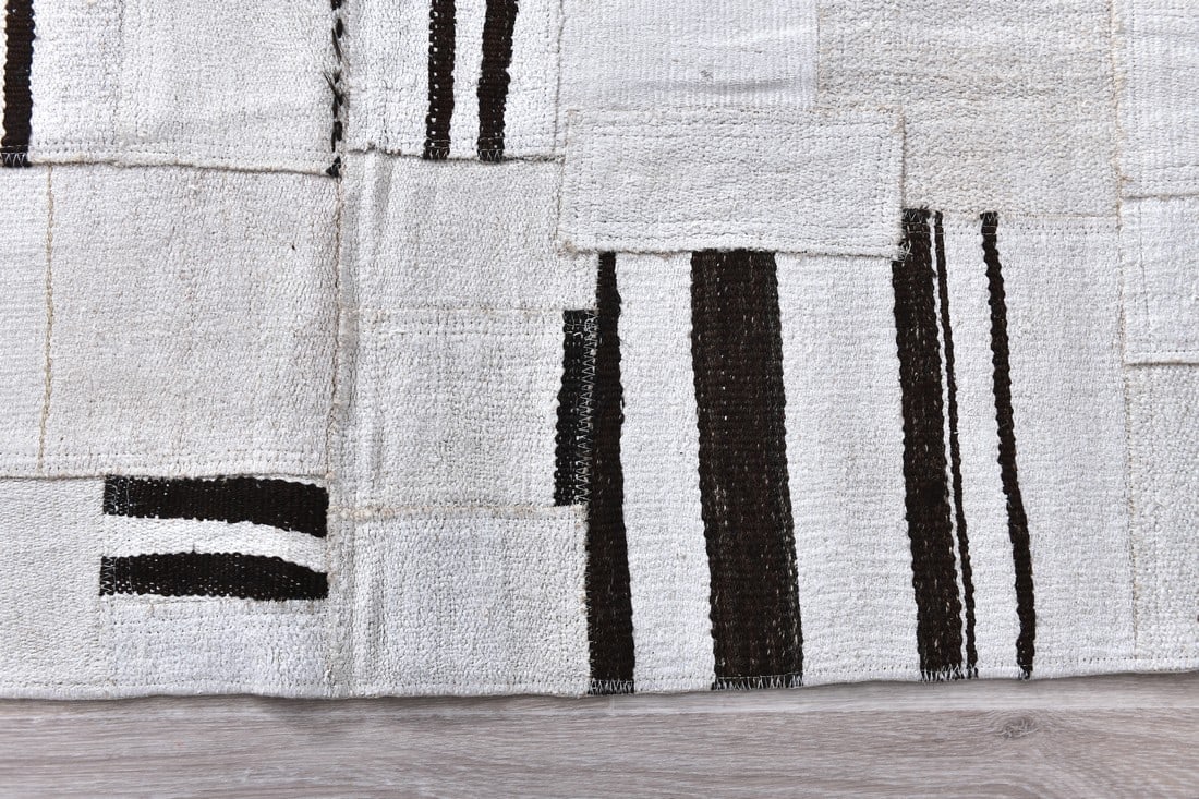 4'11'' x 6'4'' Turkish Vintage Hemp Rug - 241525 - 8