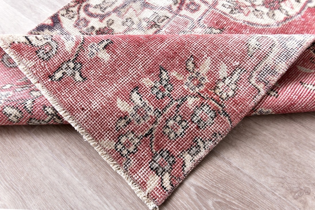 2'3'' x 4'6'' Handmade Vintage Wool Rug - 240837 - 12