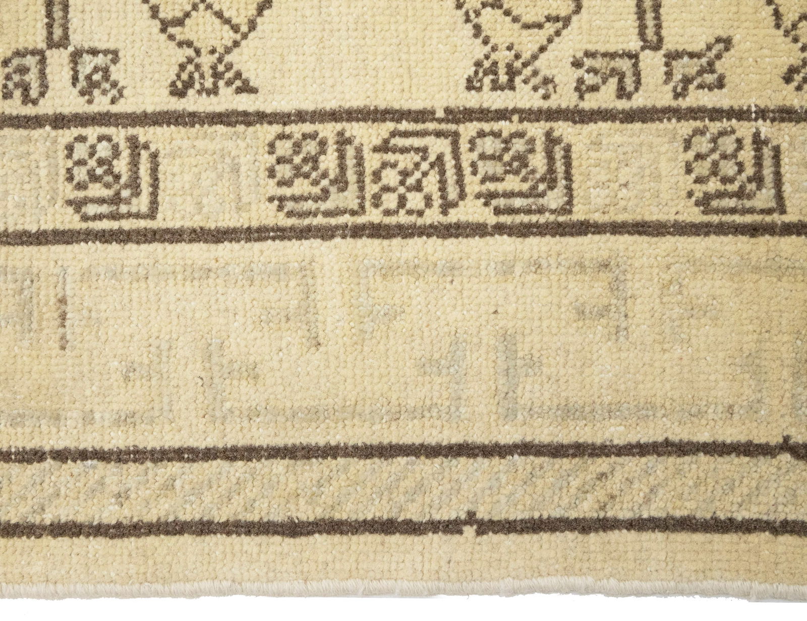 Vintage Beige Classic 3X5 Tabriz Persian Rug - 9