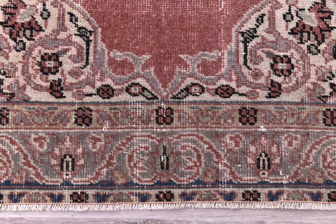 3'10'' x 6'7'' Handmade Vintage Wool Rug - 244429 - 10