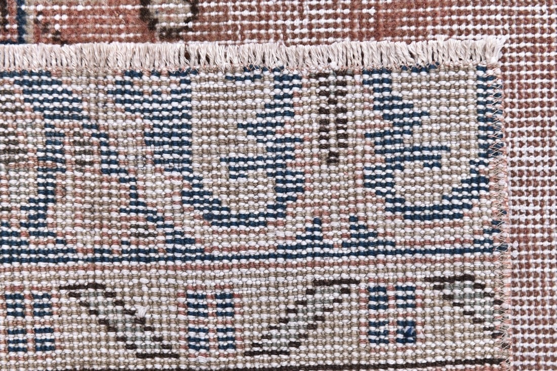 2'7'' x 6'5'' Handmade Vintage Wool Rug - 244411 - 12