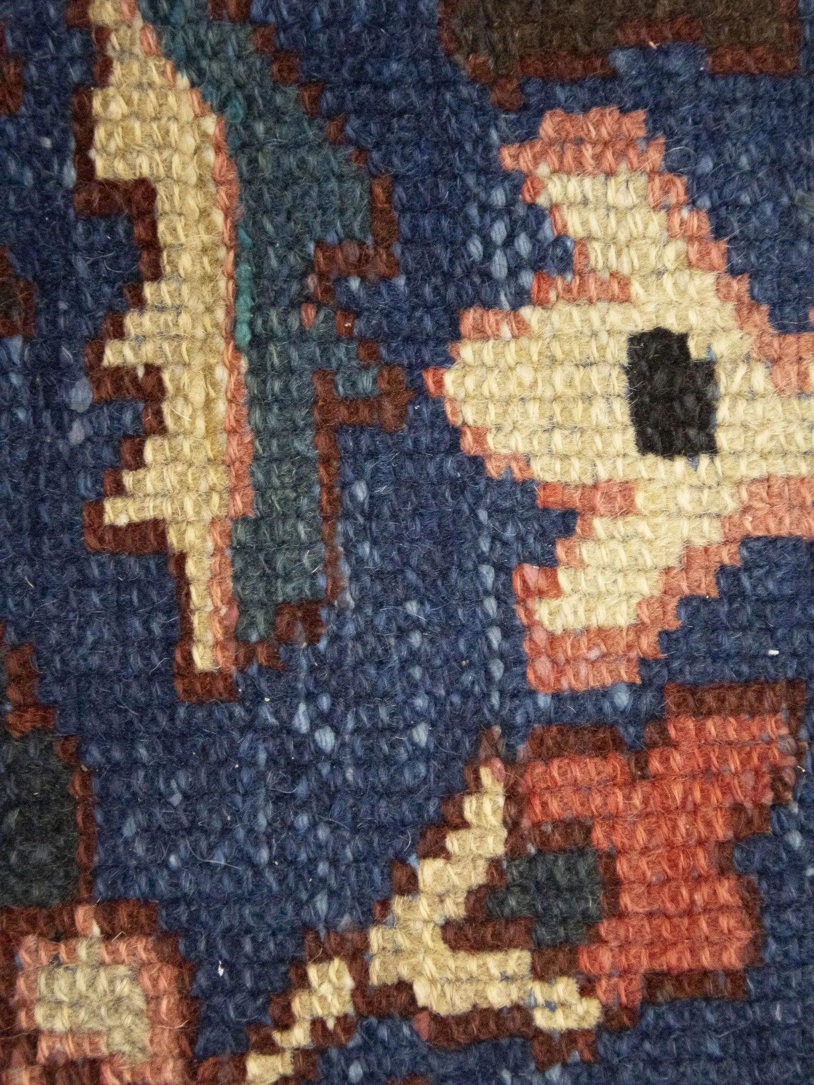 Semi Antique Rusty Brown Floral 10X13 Bakhtiari Persian Rug - 12