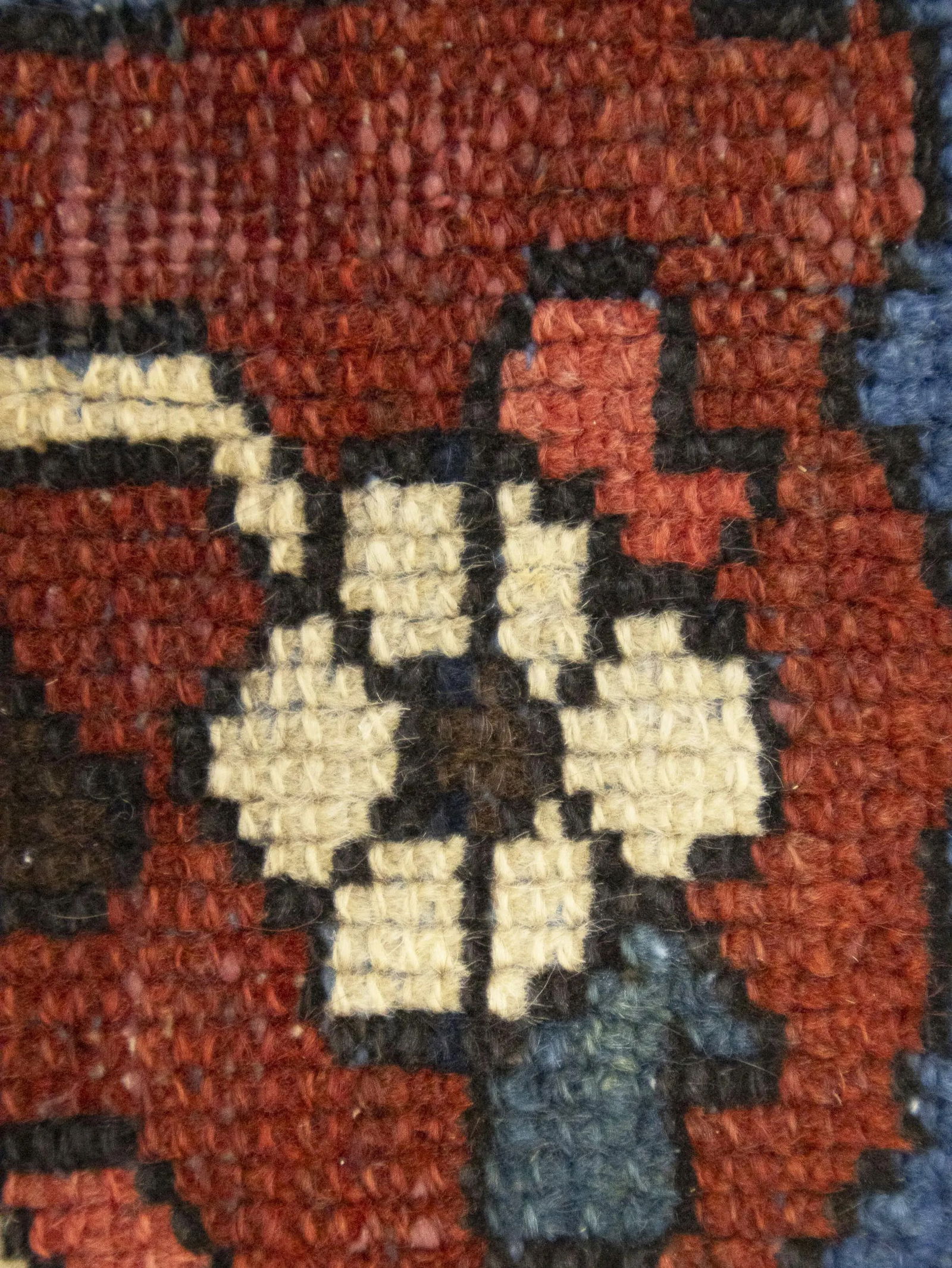 Semi Antique Rusty Brown Floral 10X13 Bakhtiari Persian Rug - 13