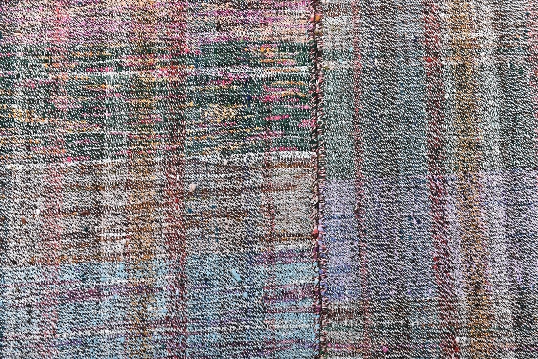 6'1'' x 8'9'' Turkish Vintage Kilim Rug - 241516 - 5