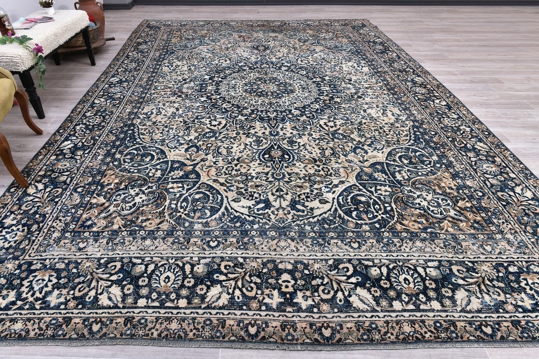 10'4'' x 15'0'' Turkish Vintage Runner Rug - 24986 - 3