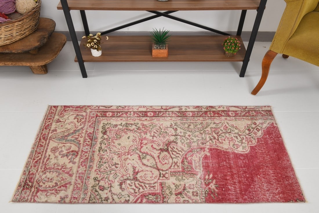 2'1'' x 4'7'' Turkish Vintage Runner Rug - 24781 - 3