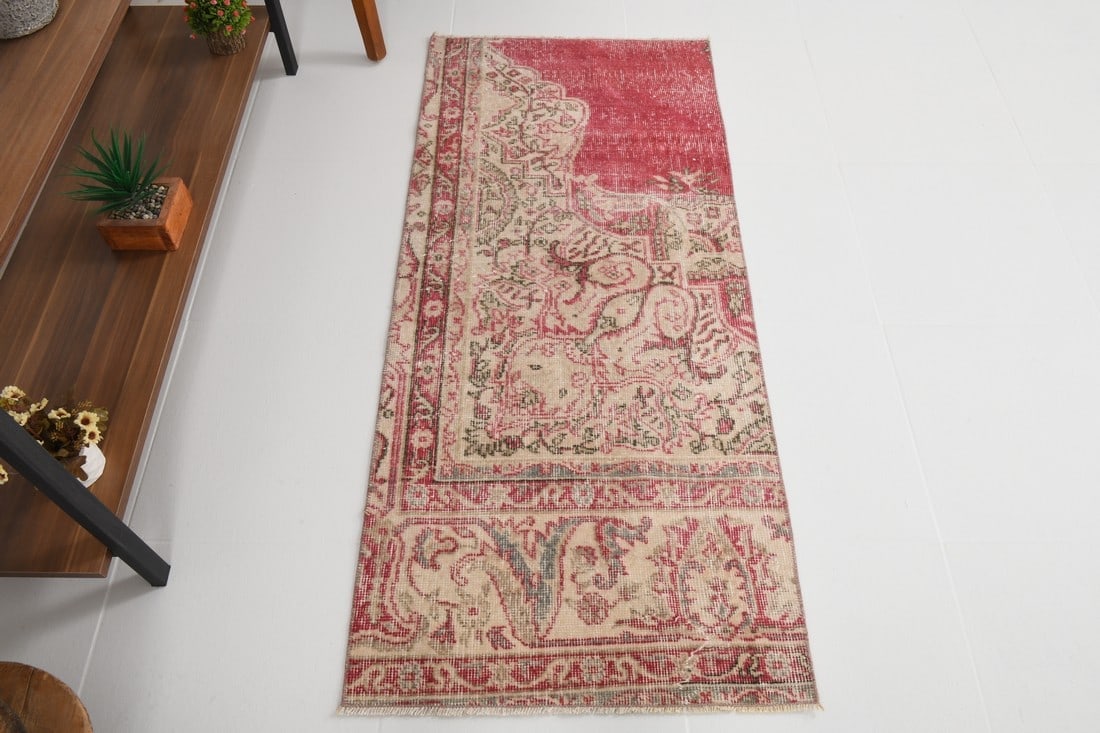 2'1'' x 4'7'' Turkish Vintage Runner Rug - 24781 - 5