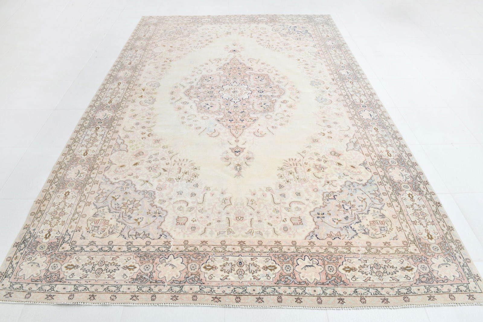 6'10'' x 10'2'' Turkish Vintage Runner Rug - 22620 - 2