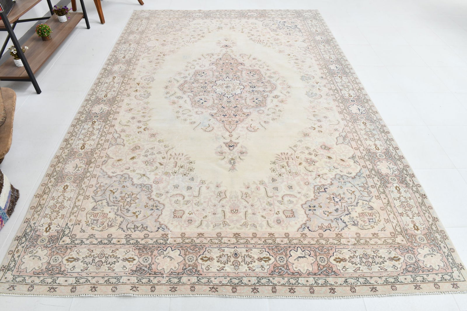 6'10'' x 10'2'' Turkish Vintage Runner Rug - 22620 - 8