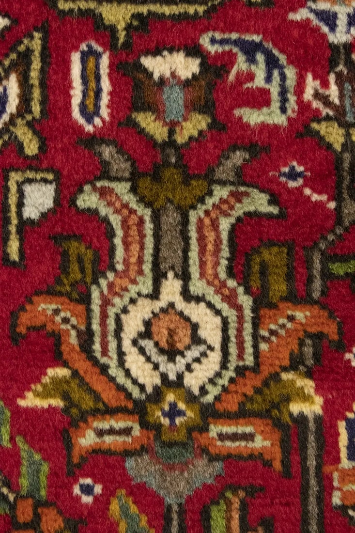 Red Vintage Floral 7X10 Classic Oriental Persian Rug - 14