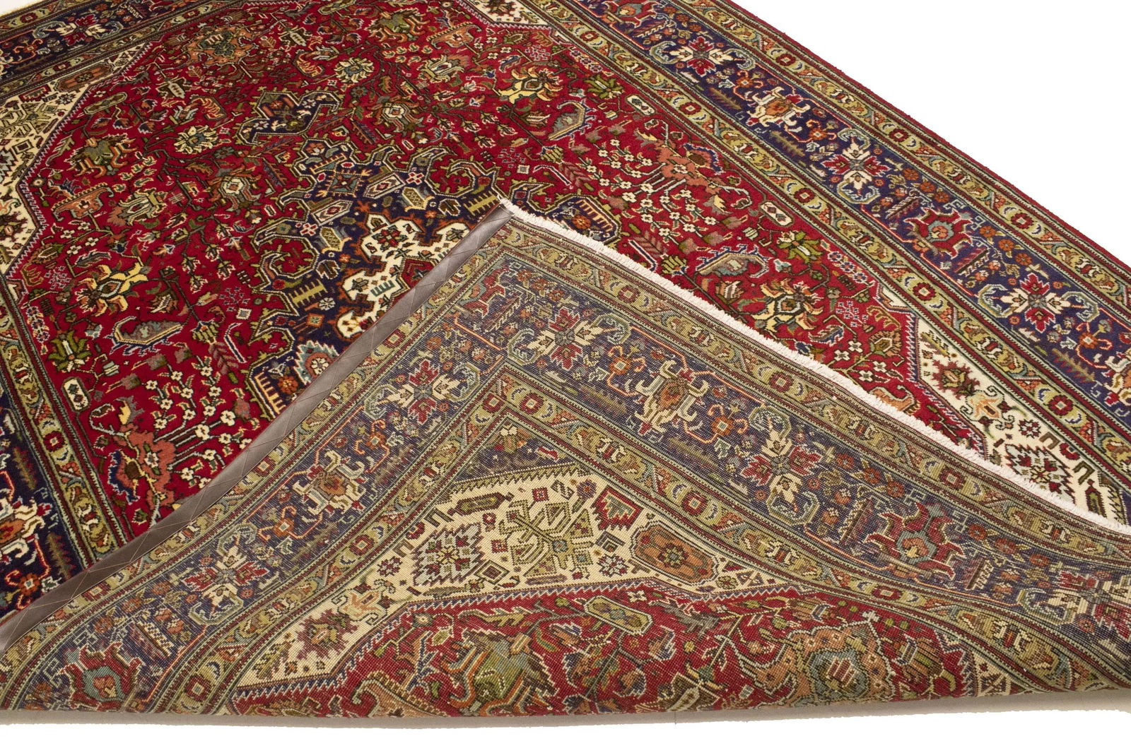 Red Vintage Floral 7X10 Classic Oriental Persian Rug - 17