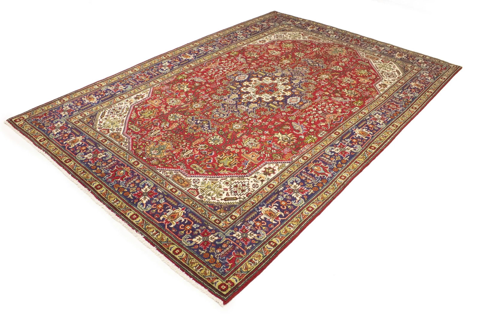 Red Vintage Floral 7X10 Classic Oriental Persian Rug - 3