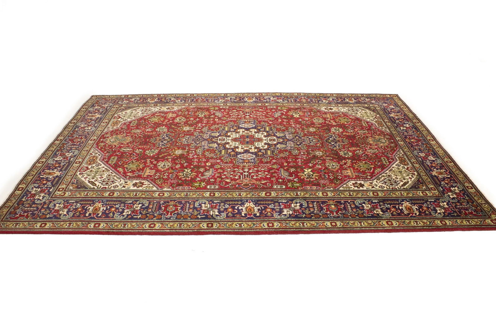 Red Vintage Floral 7X10 Classic Oriental Persian Rug - 5