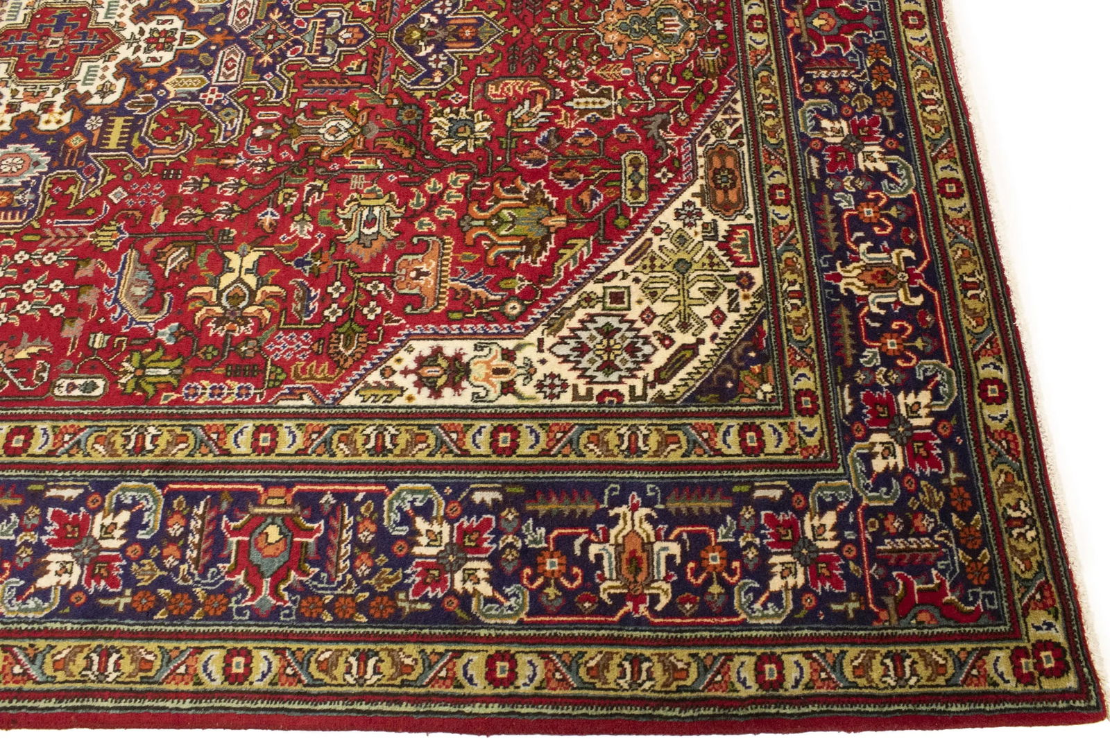 Red Vintage Floral 7X10 Classic Oriental Persian Rug - 9