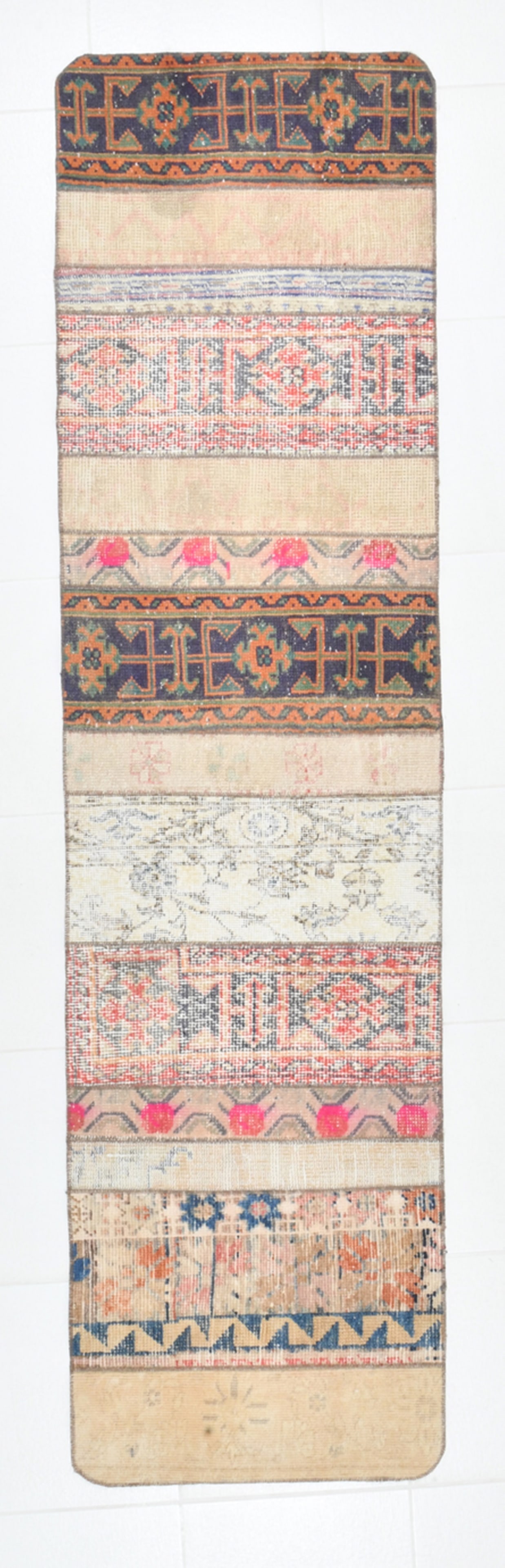 2'1'' x 8'2'' Turkish Vintage Runner Rug - 22554