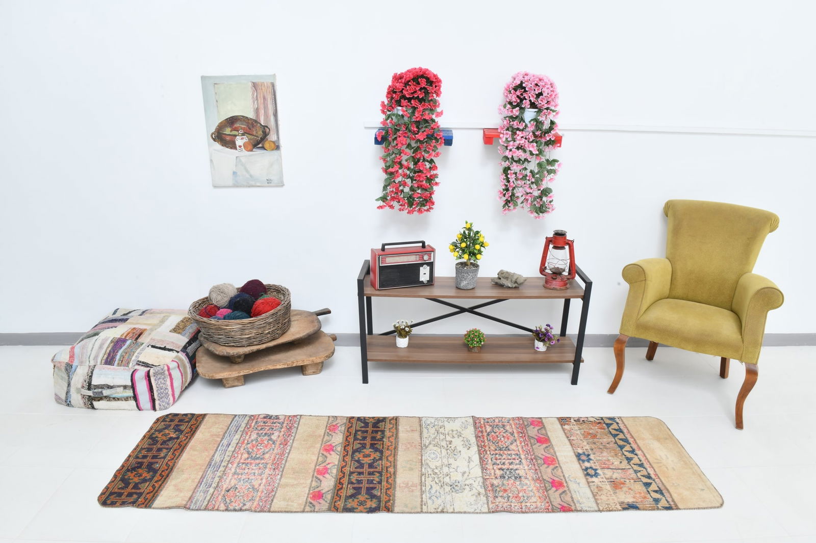 2'1'' x 8'2'' Turkish Vintage Runner Rug - 22554 - 5