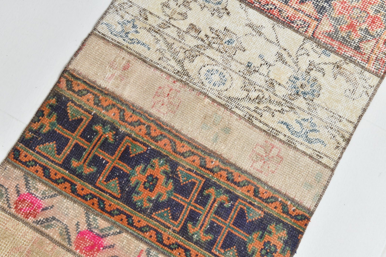 2'1'' x 8'2'' Turkish Vintage Runner Rug - 22554 - 9