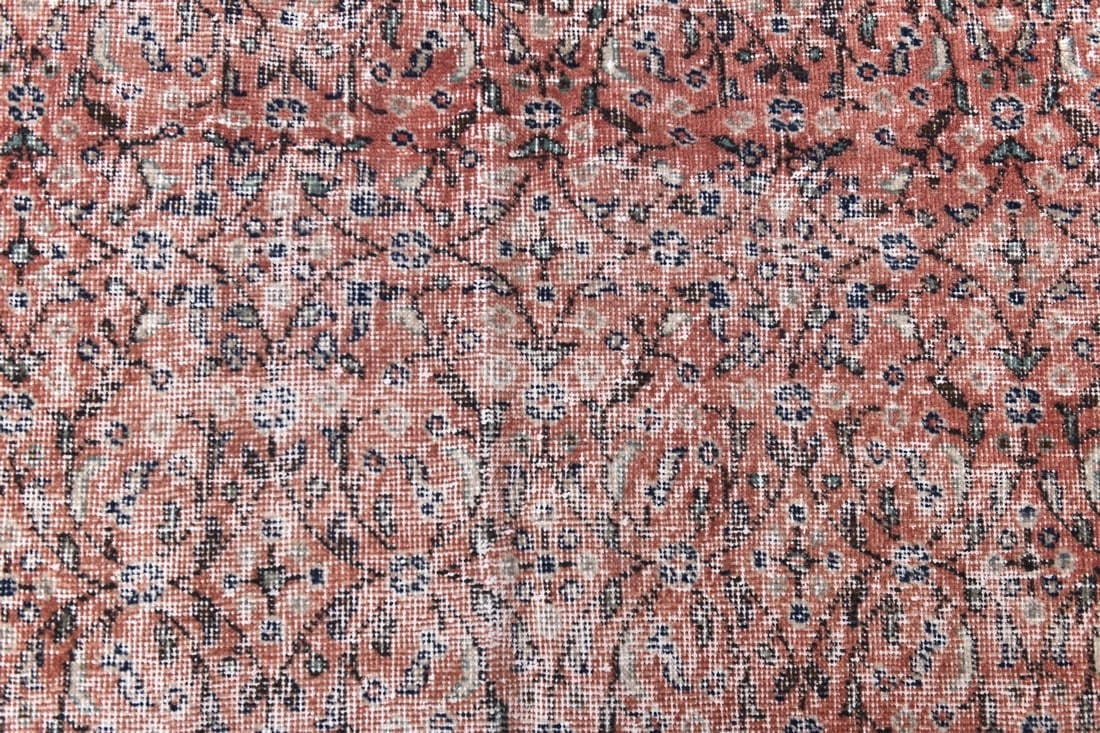 8'0'' x 10'10'' Handmade Vintage Wool Rug - 244400 - 7