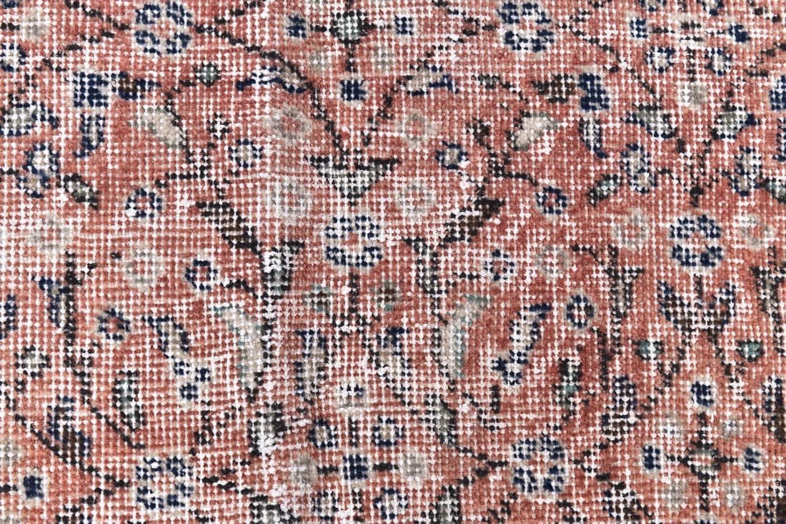 8'0'' x 10'10'' Handmade Vintage Wool Rug - 244400 - 8