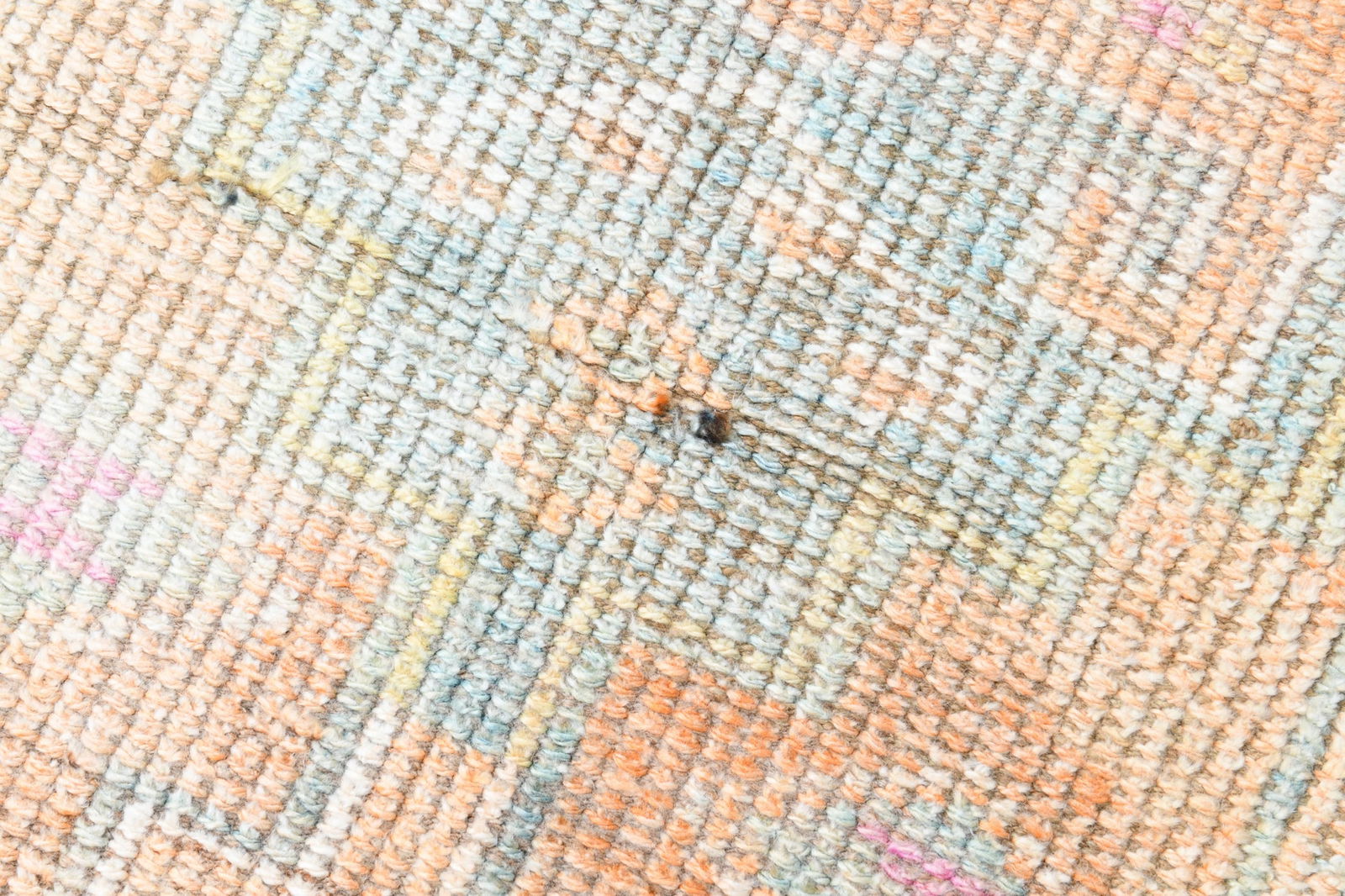 2'6'' x 11'5'' Handmade Vintage Wool Rug - 7166 - 10