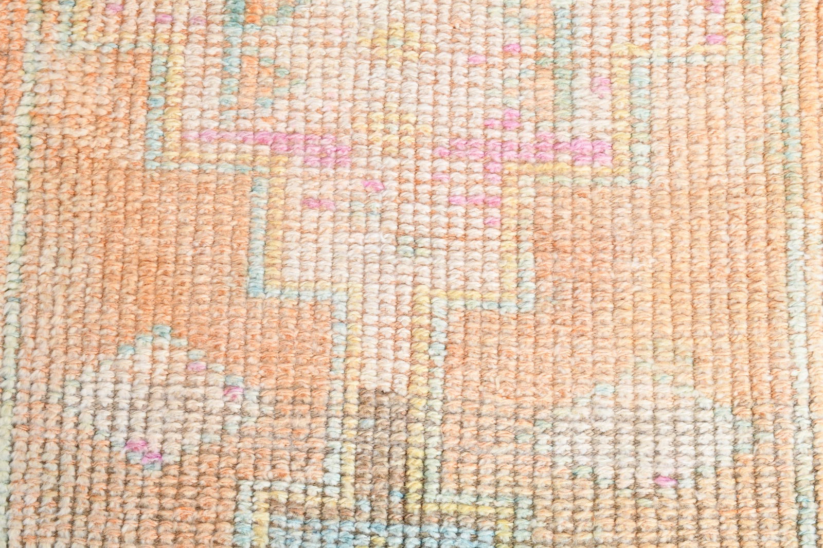 2'6'' x 11'5'' Handmade Vintage Wool Rug - 7166 - 9