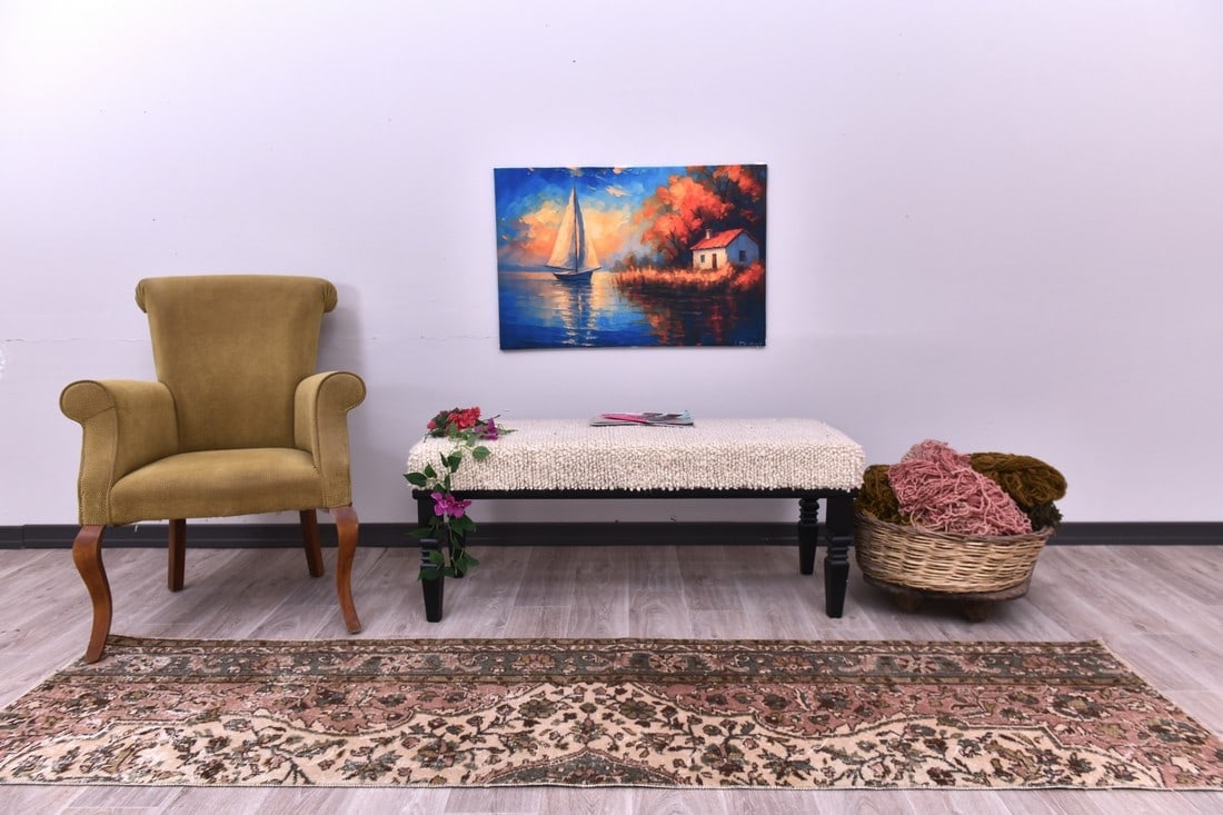 2'2'' x 8'5'' Turkish Vintage Runner Rug - 244453