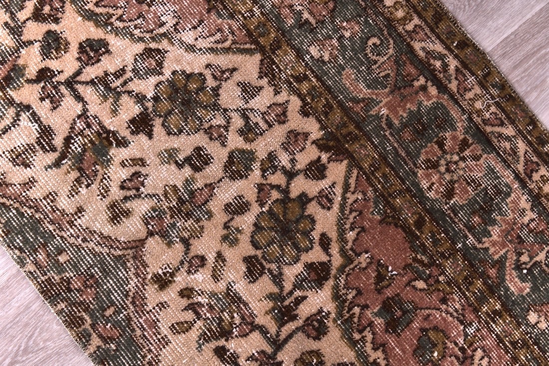 2'2'' x 8'5'' Turkish Vintage Runner Rug - 244453 - 6