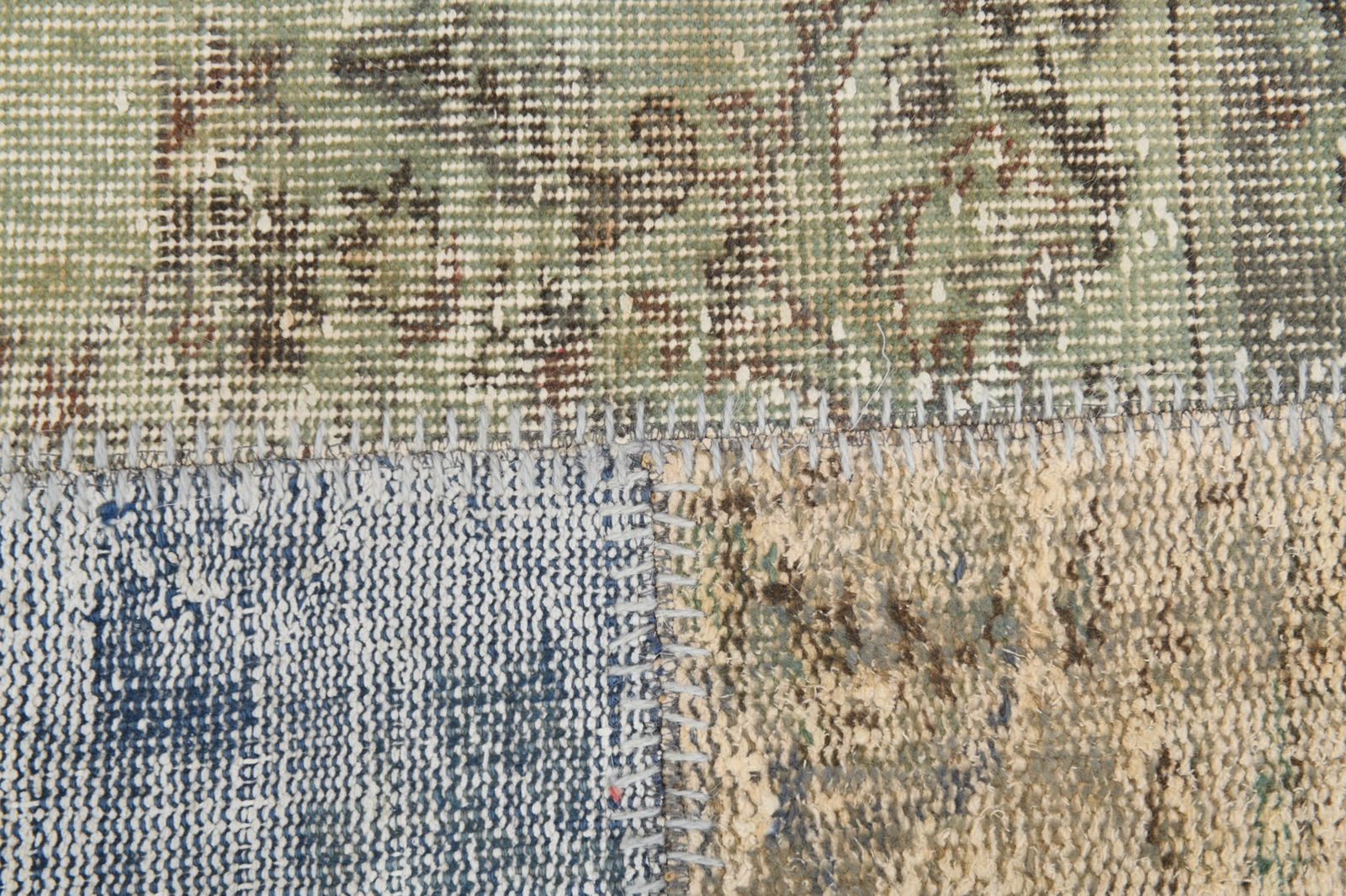 6'10'' x 10'0'' Handmade Vintage Wool Rug - 164 - 12