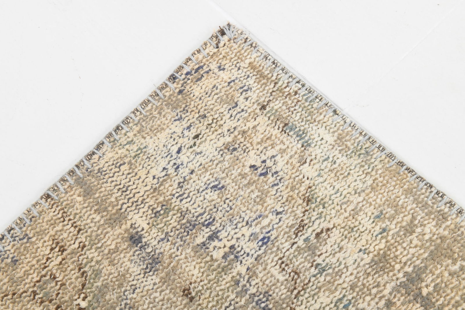 6'10'' x 10'0'' Handmade Vintage Wool Rug - 164 - 13