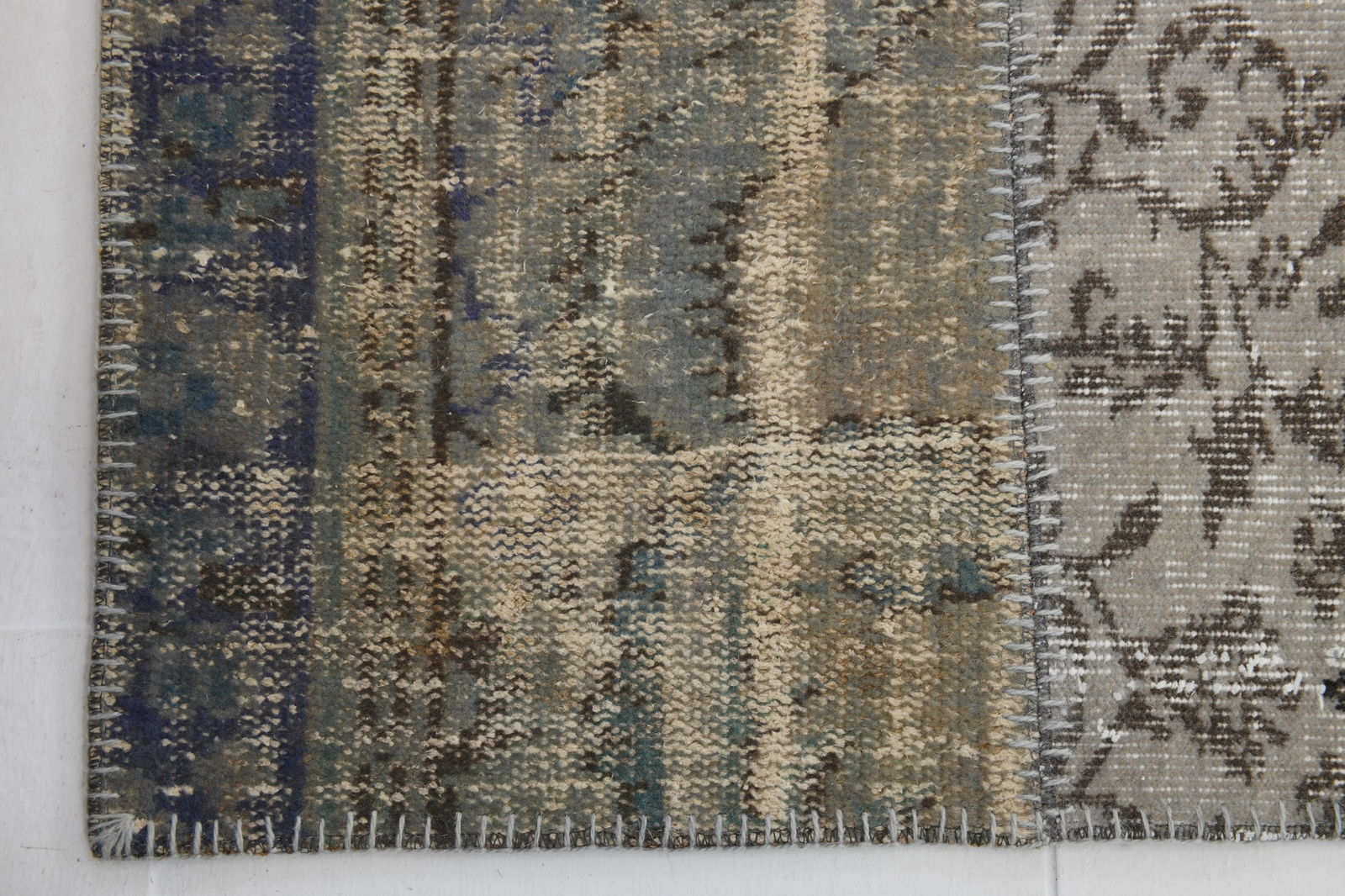 6'10'' x 10'0'' Handmade Vintage Wool Rug - 164 - 14