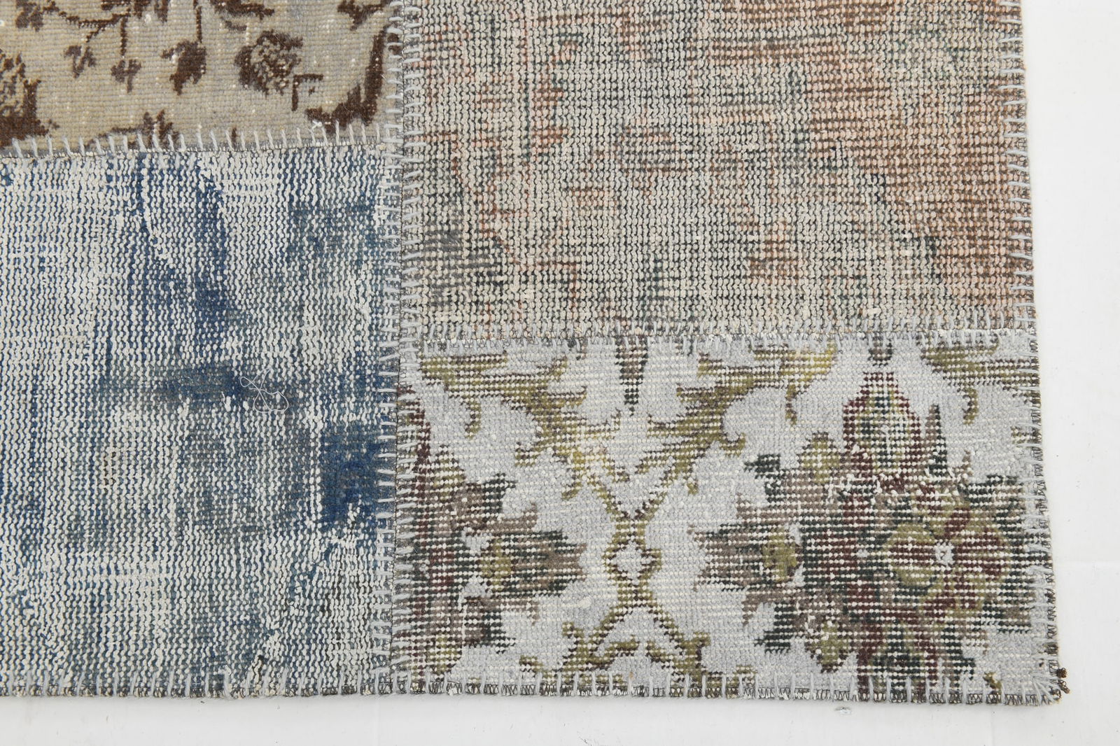 6'10'' x 10'0'' Handmade Vintage Wool Rug - 164 - 15