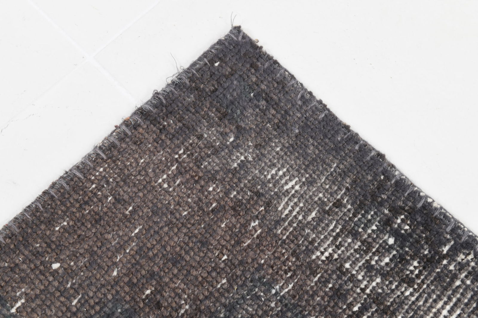 5'8'' x 8'0'' Handmade Vintage Wool Patchwork Rug - 319 - 13