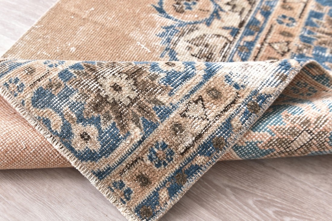 2'2'' x 5'1'' Handmade Vintage Wool Rug - 240867 - 12