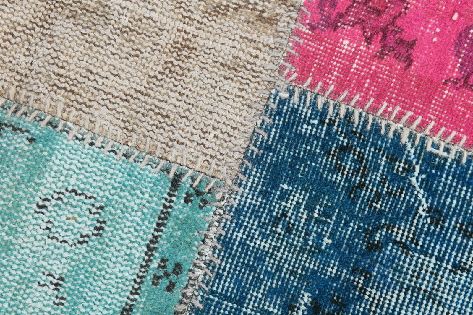 5'9'' x 7'10'' Handmade Vintage Wool Rug - 20 - 10