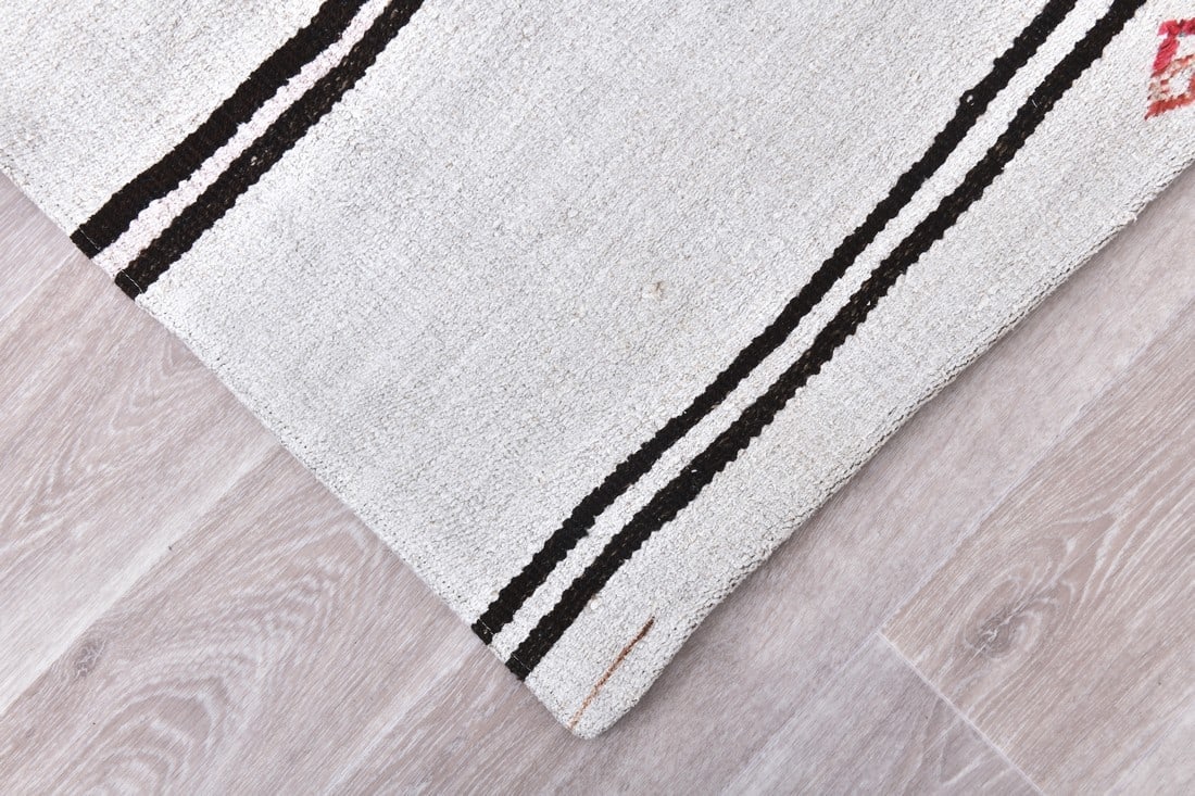 6'10'' x 8'4'' Turkish Vintage Hemp Rug - 240381 - 7