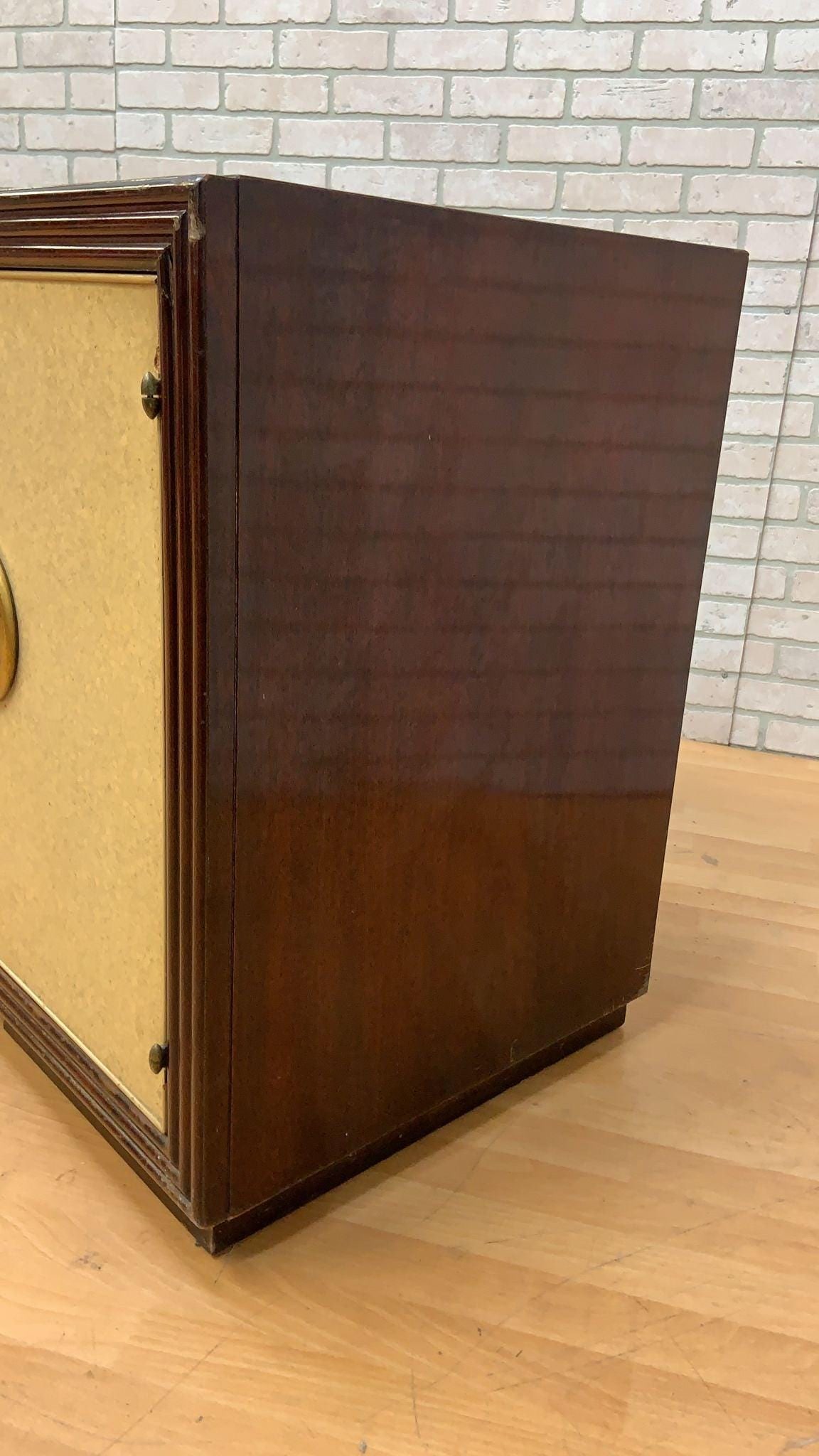 Art Deco Paul Frankl for Johnson Furniture Style Mahogany & Cork Sideboard - 9