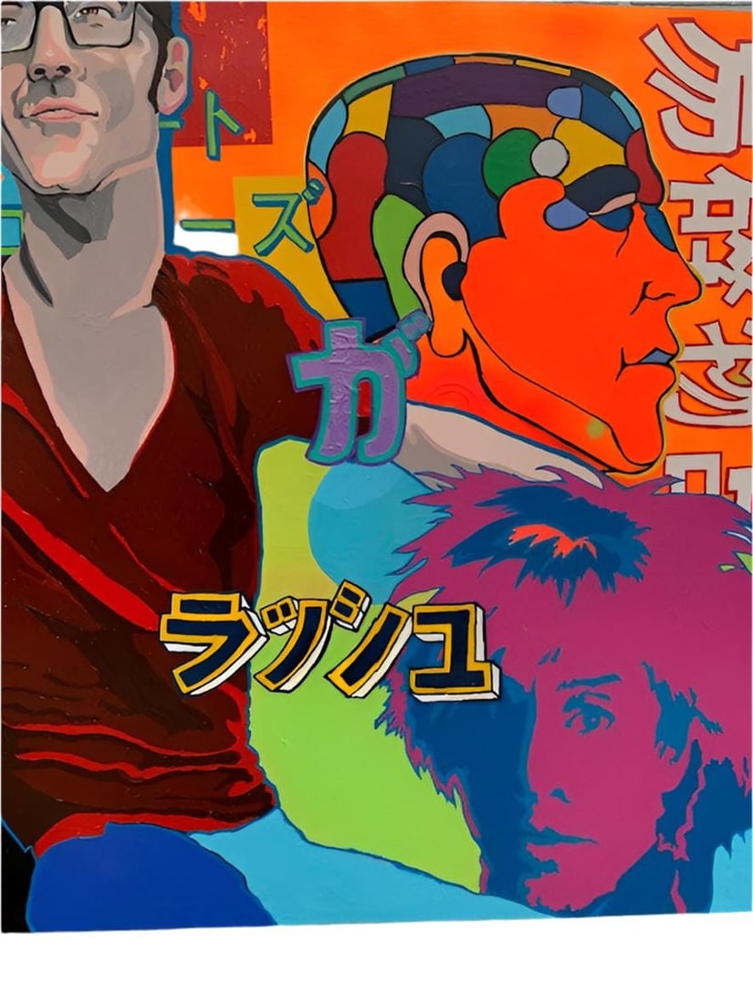 Retro Original Pop Art Illustration Acrylic on Canvas by Jeff Lassiter - 7