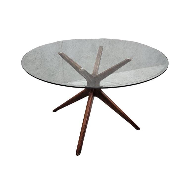 Mid Century Modern Sculptural Walnut "Jack's" Dining Table by Adrian Pearsall (1 of 7)